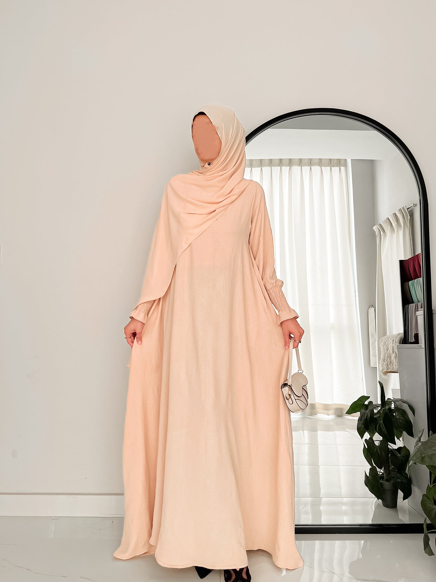 Ivory Basic Abaya