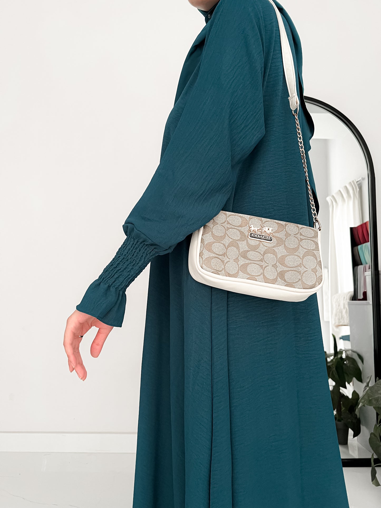 Teal Basic Abaya