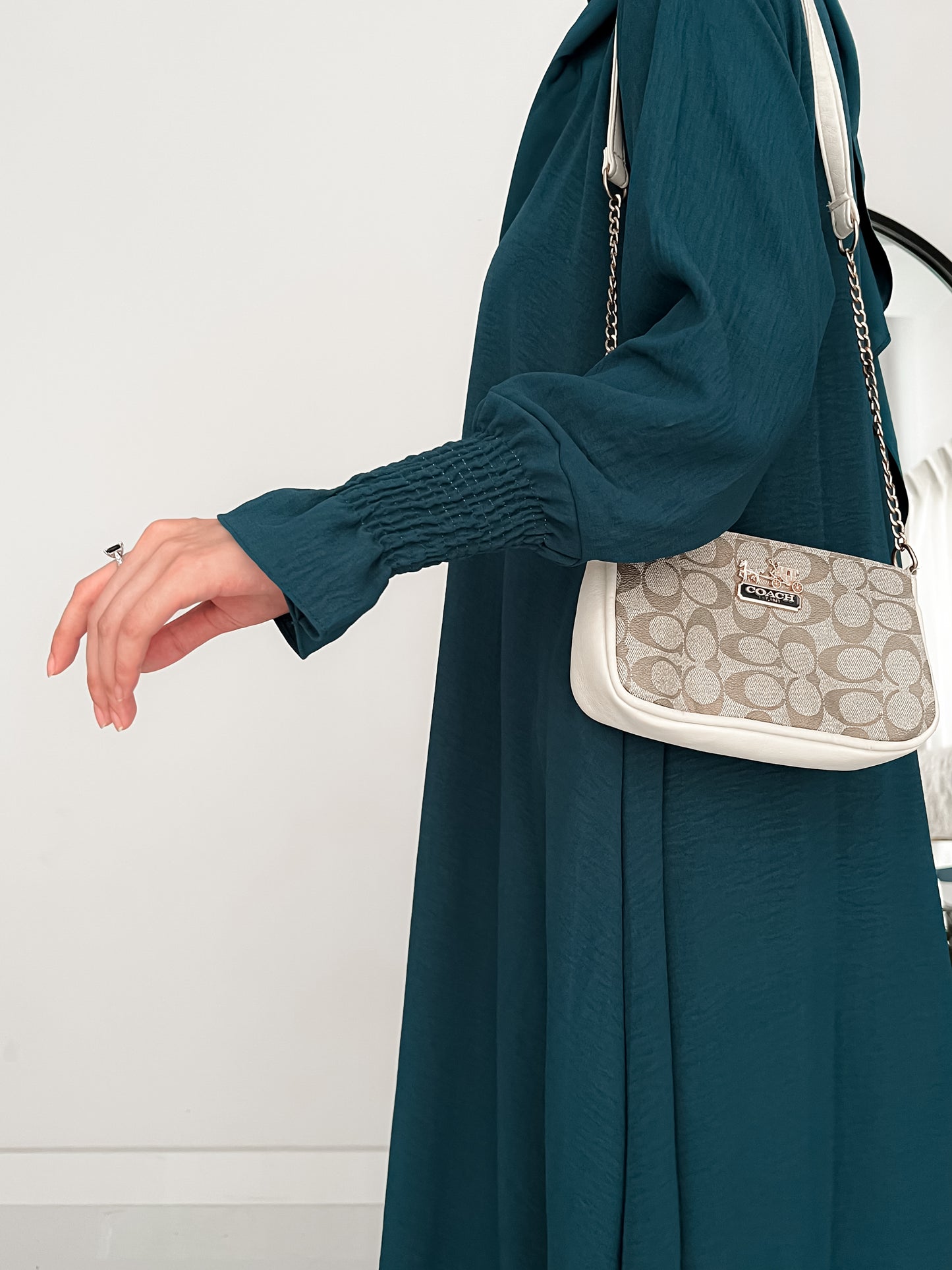Teal Basic Abaya