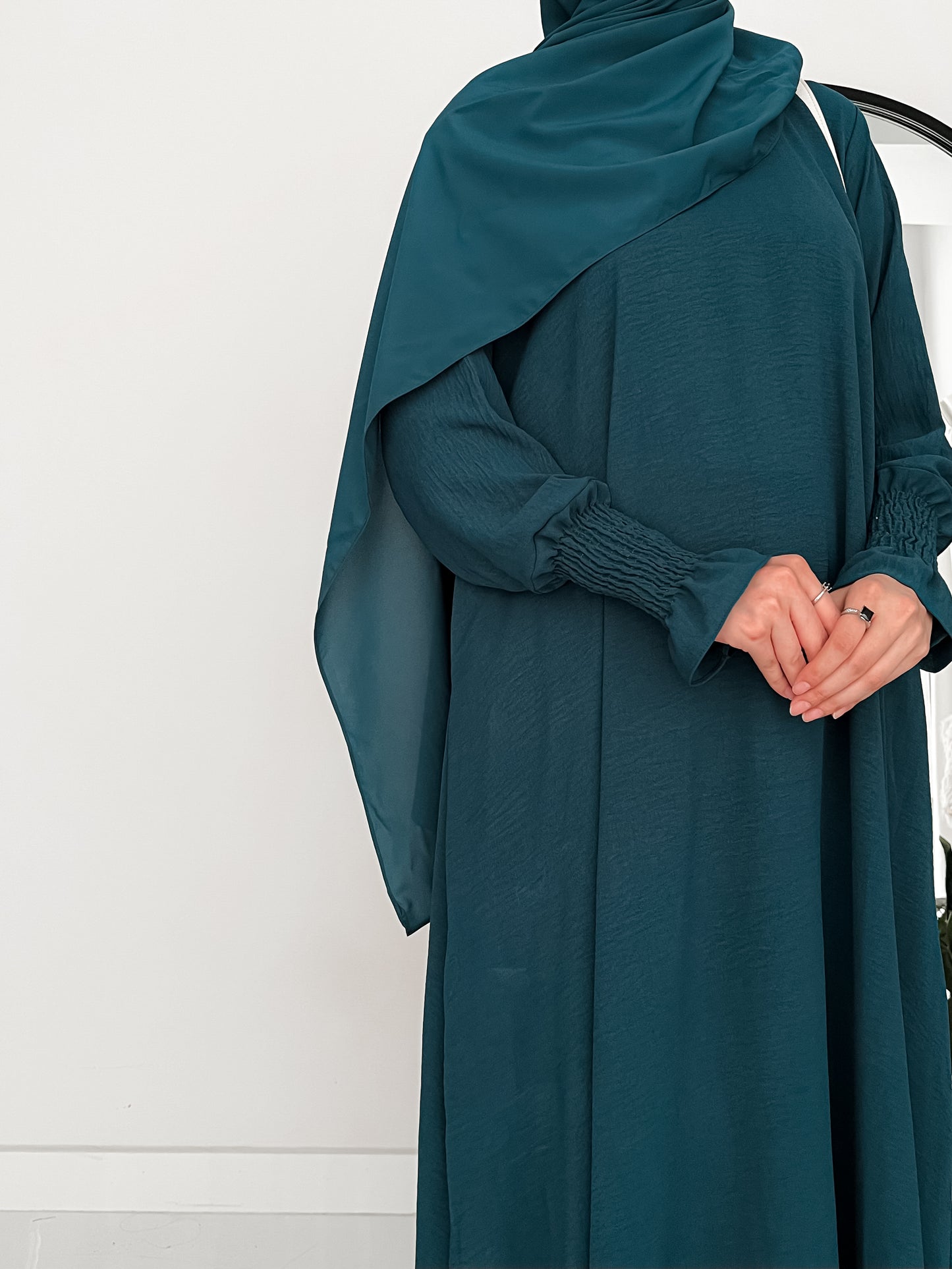 Teal Basic Abaya