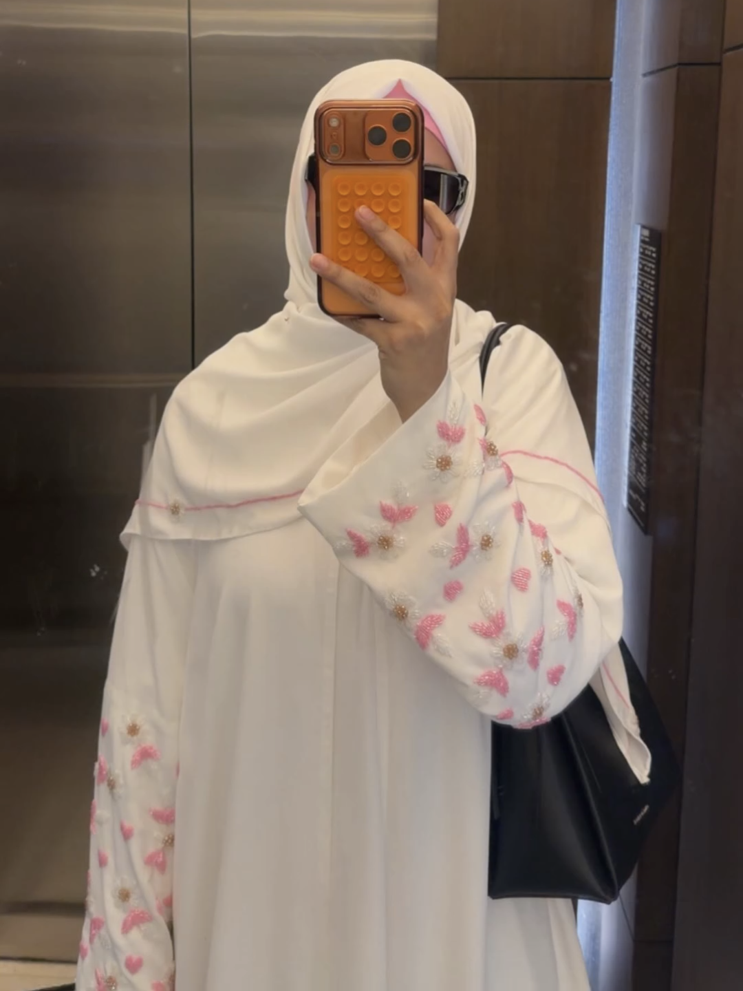 White - Raya Embellished Abaya