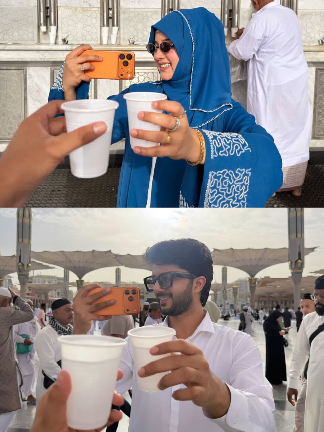 Ocean Embellished Abaya