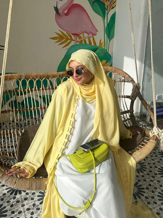 Lily - Butter Yellow Kimono