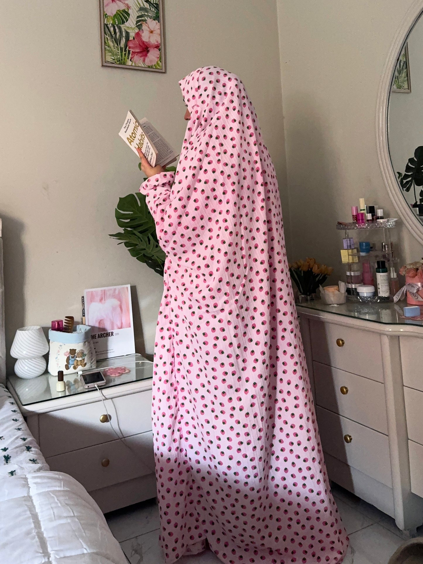 Pink - Strawberry Namaz Chadar