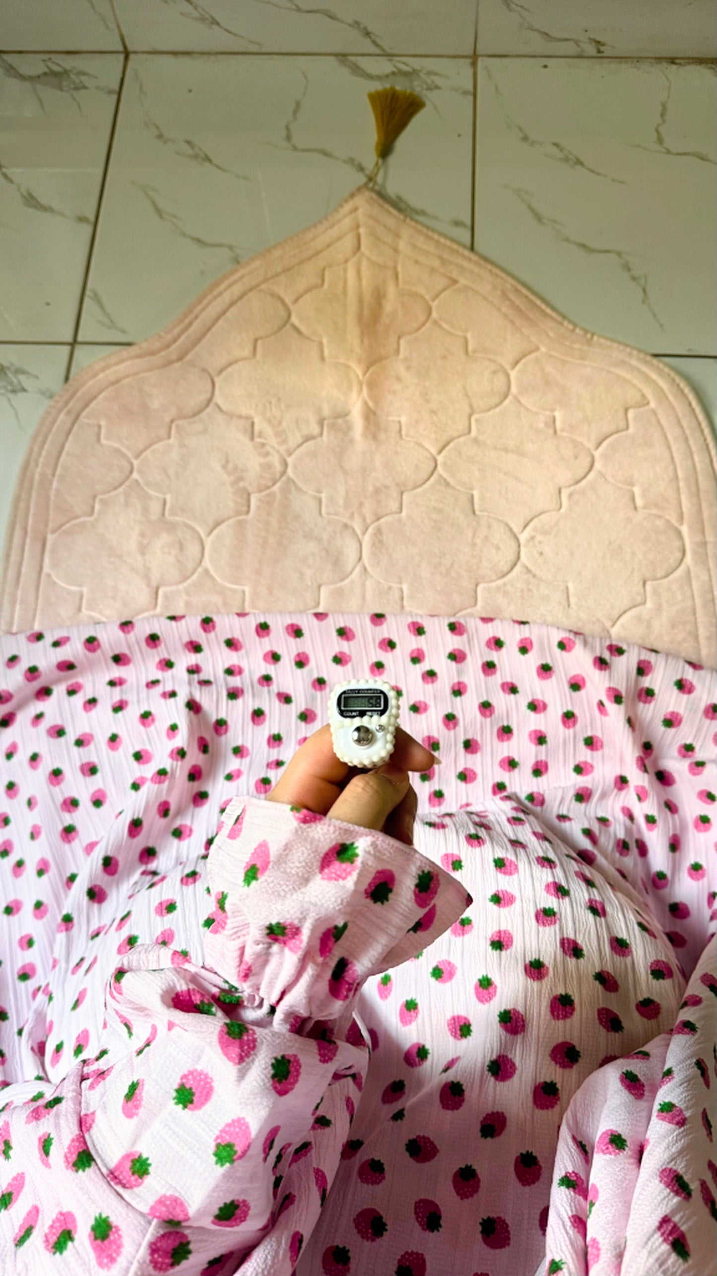 Pink - Strawberry Namaz Chadar
