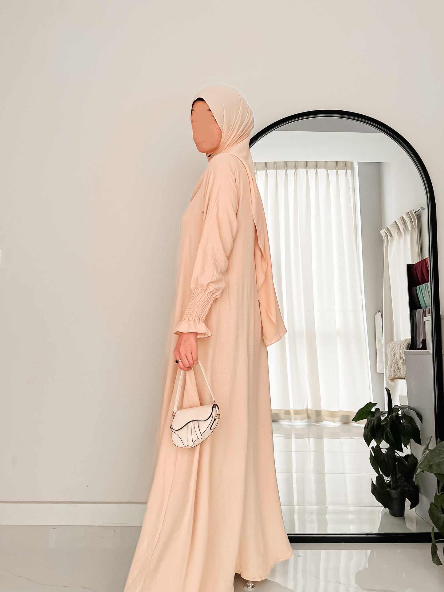 Ivory Basic Abaya