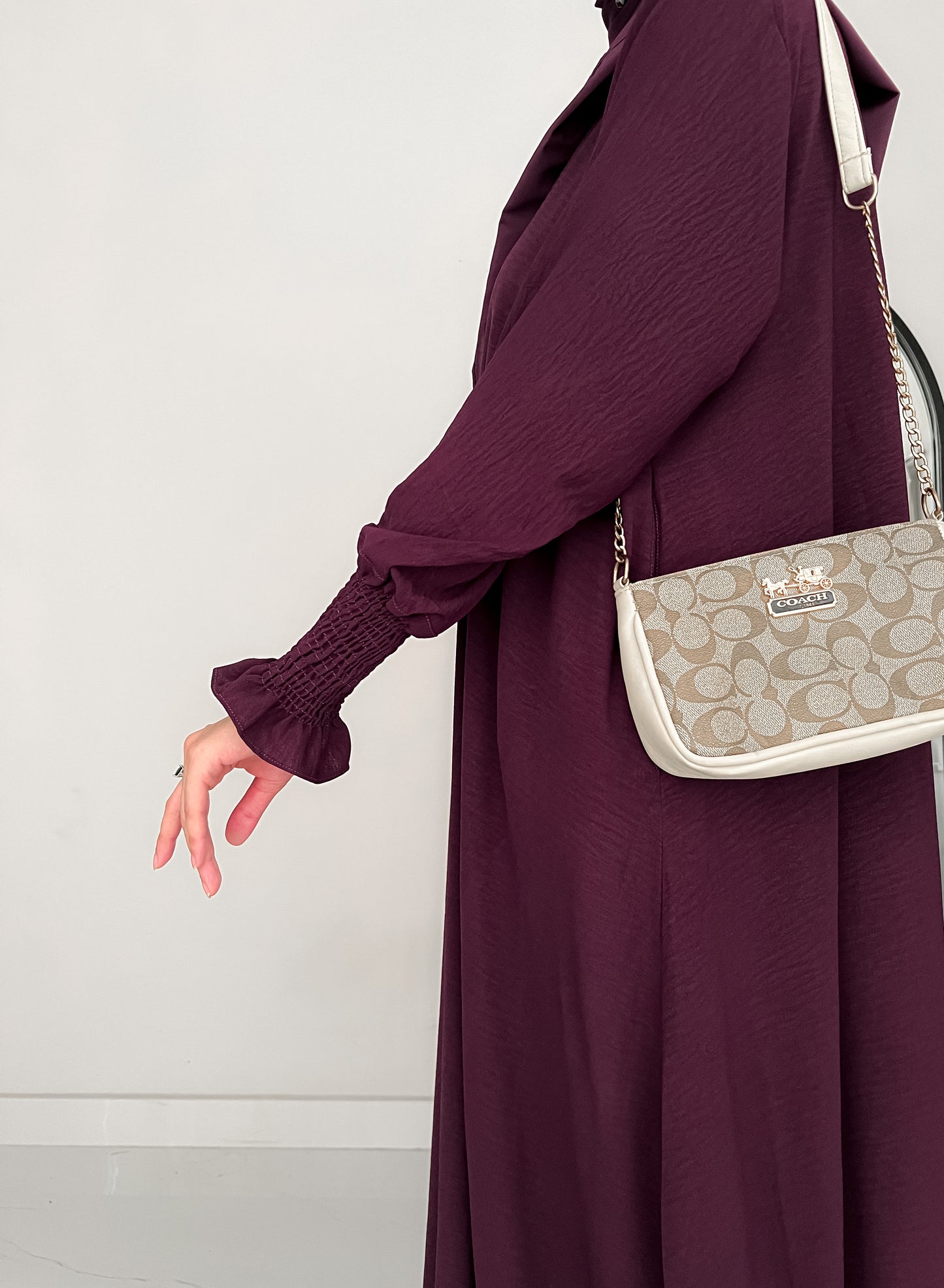 Plum Basic Abaya