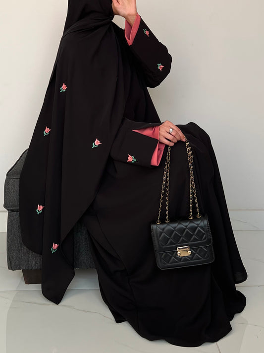 Tulip - Embroidered Abaya