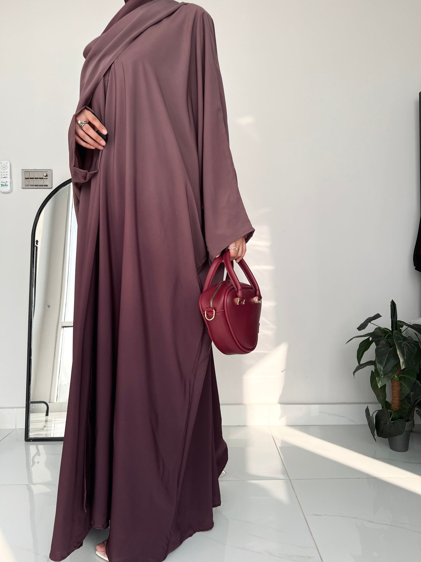 Purple - Ombre Abaya Set