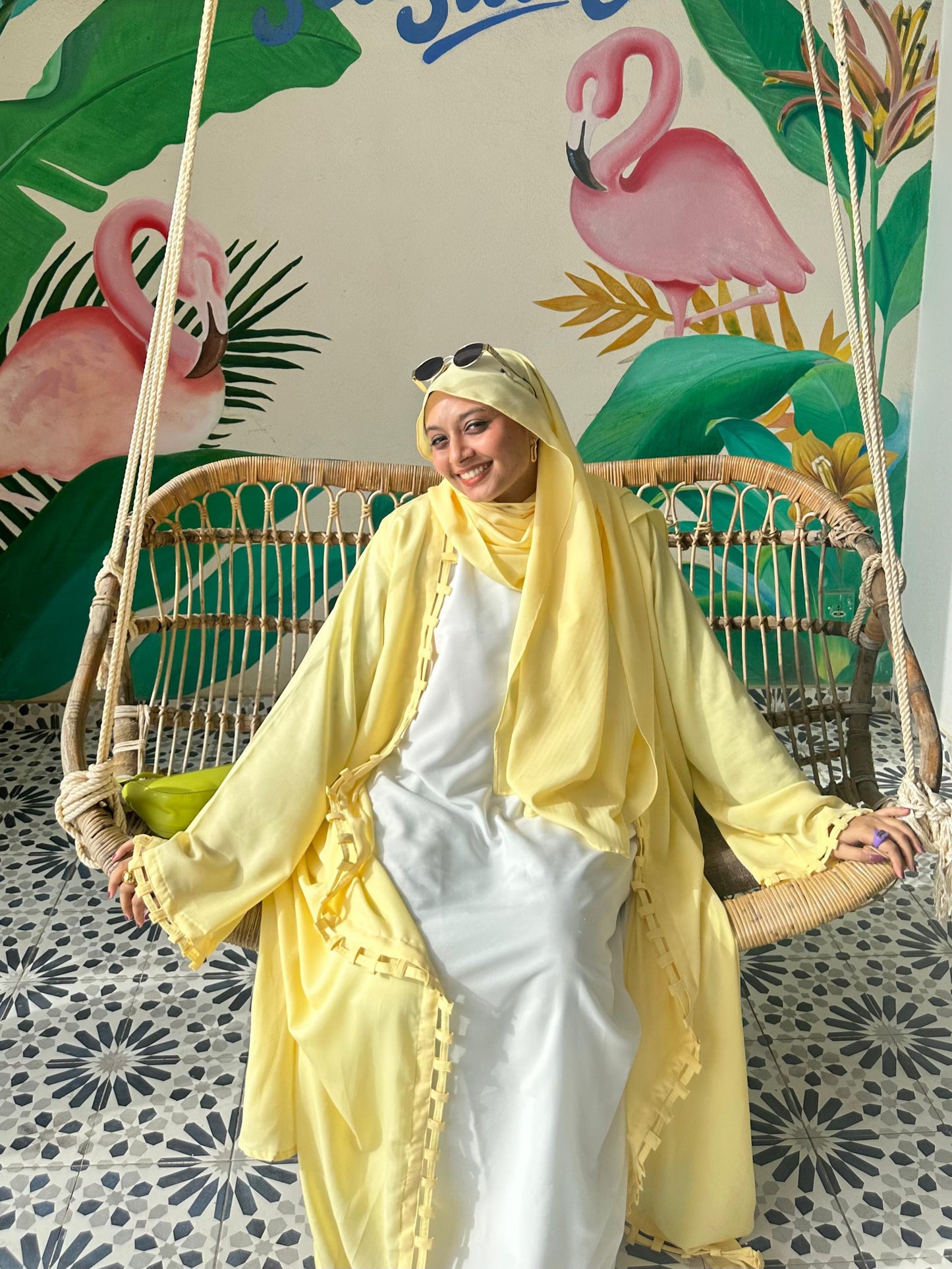 Lily - Butter Yellow Kimono