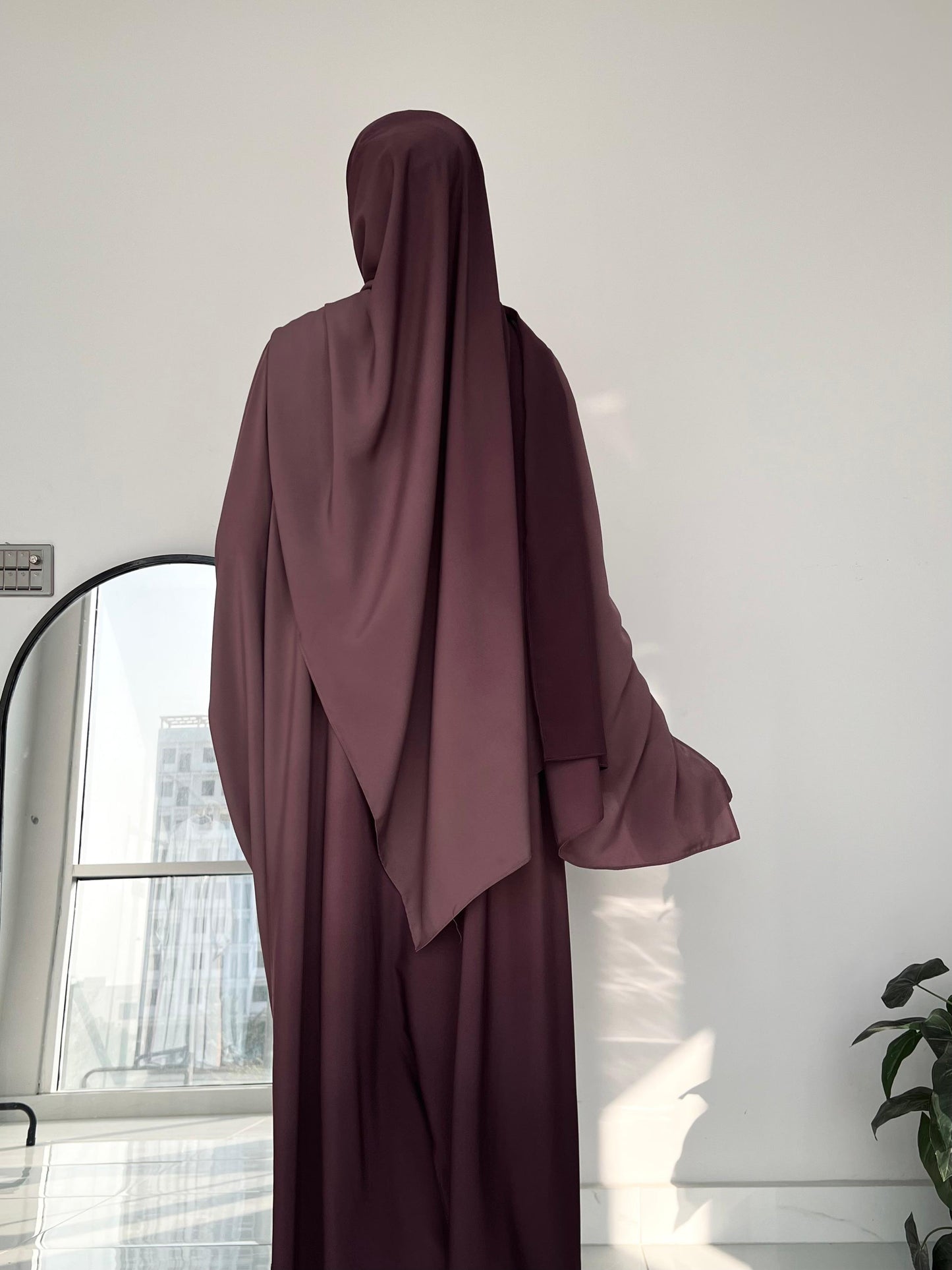 Purple - Ombre Abaya Set