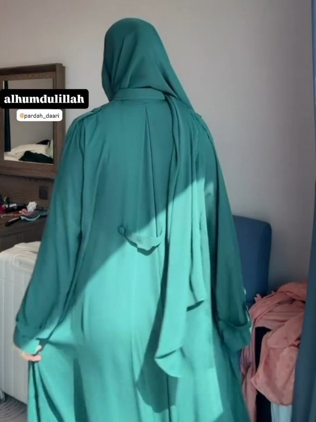 Green - Mist Abaya