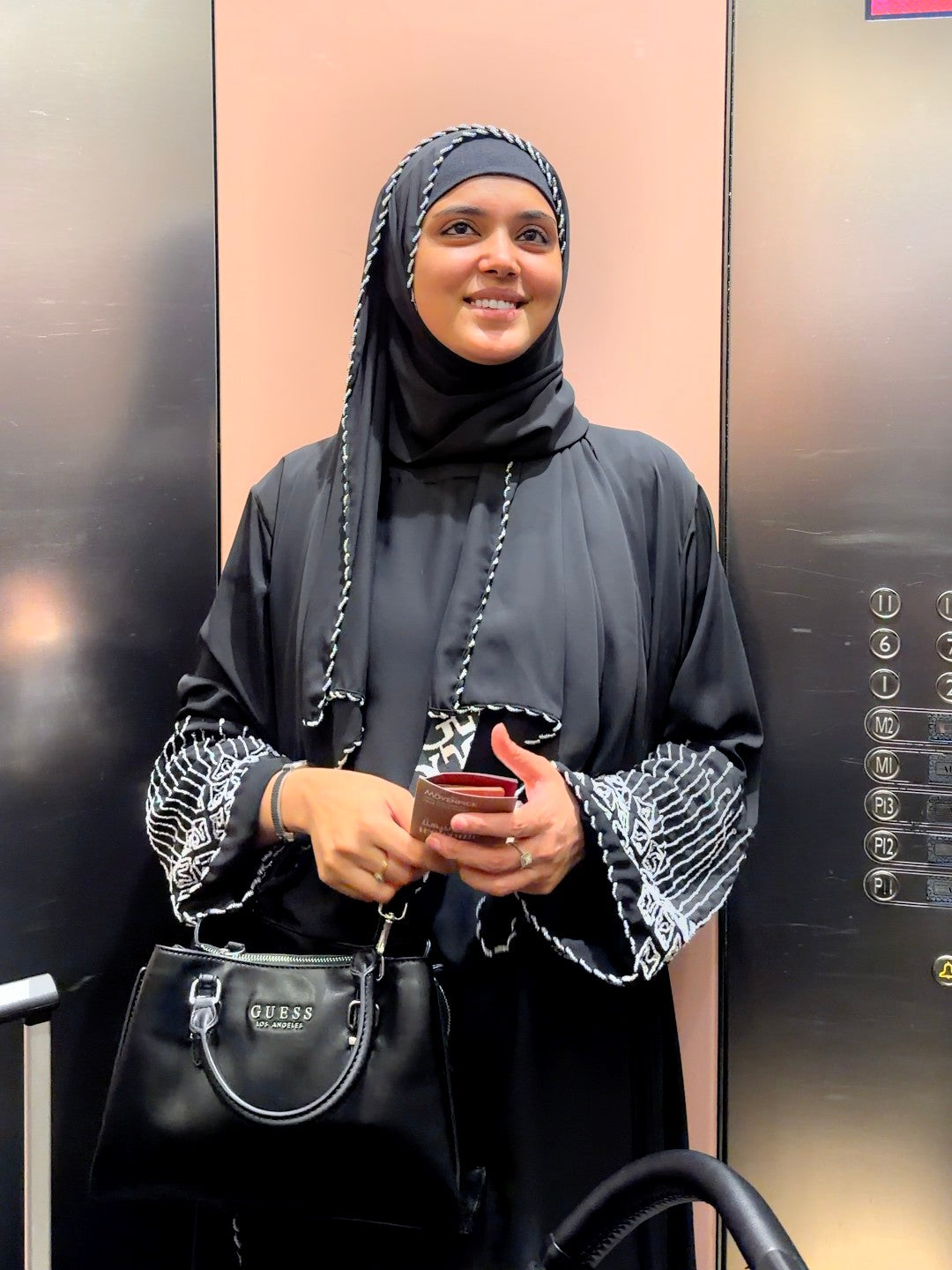Black - Elara Embellished Abaya