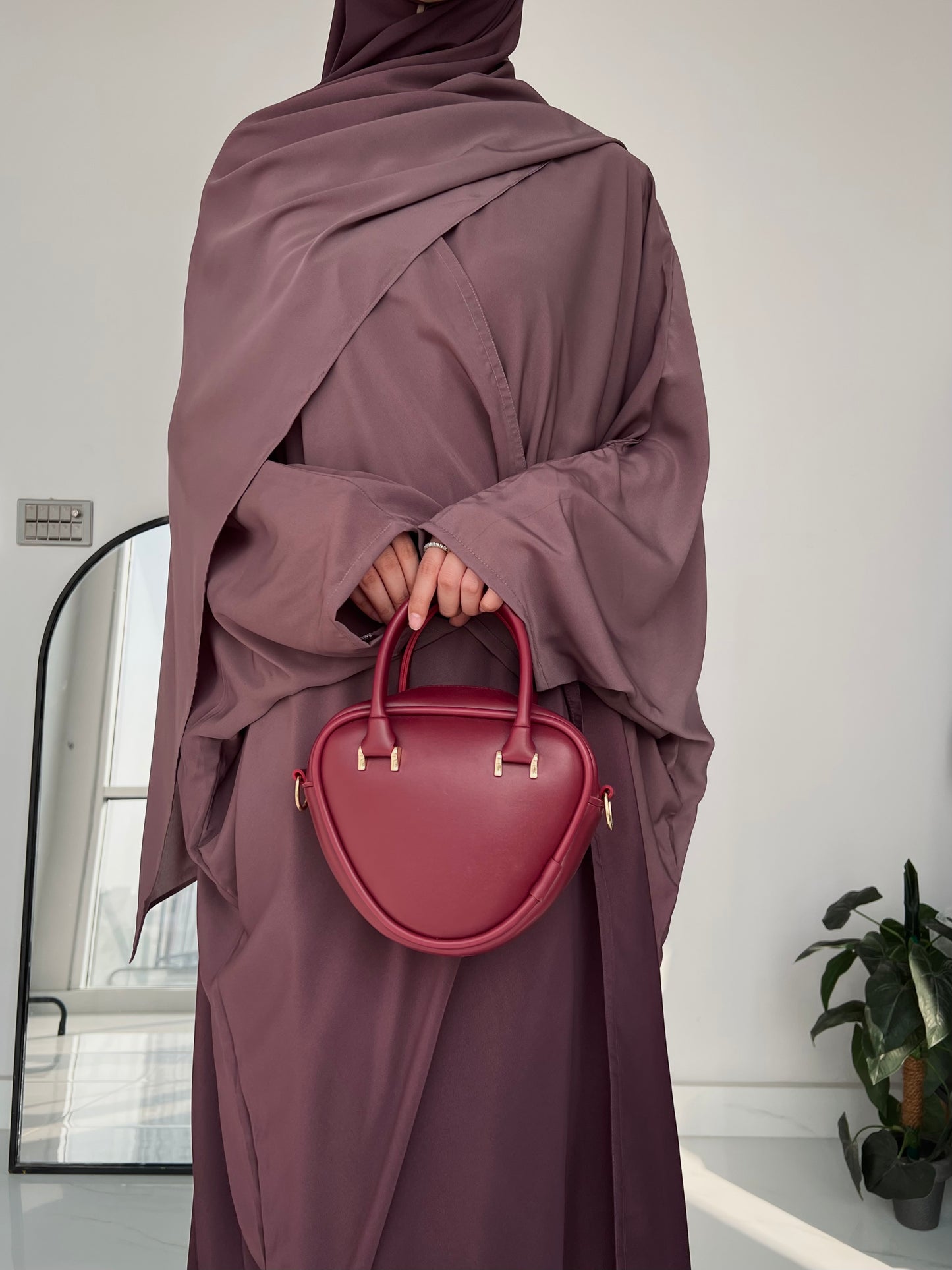 Purple - Ombre Abaya Set