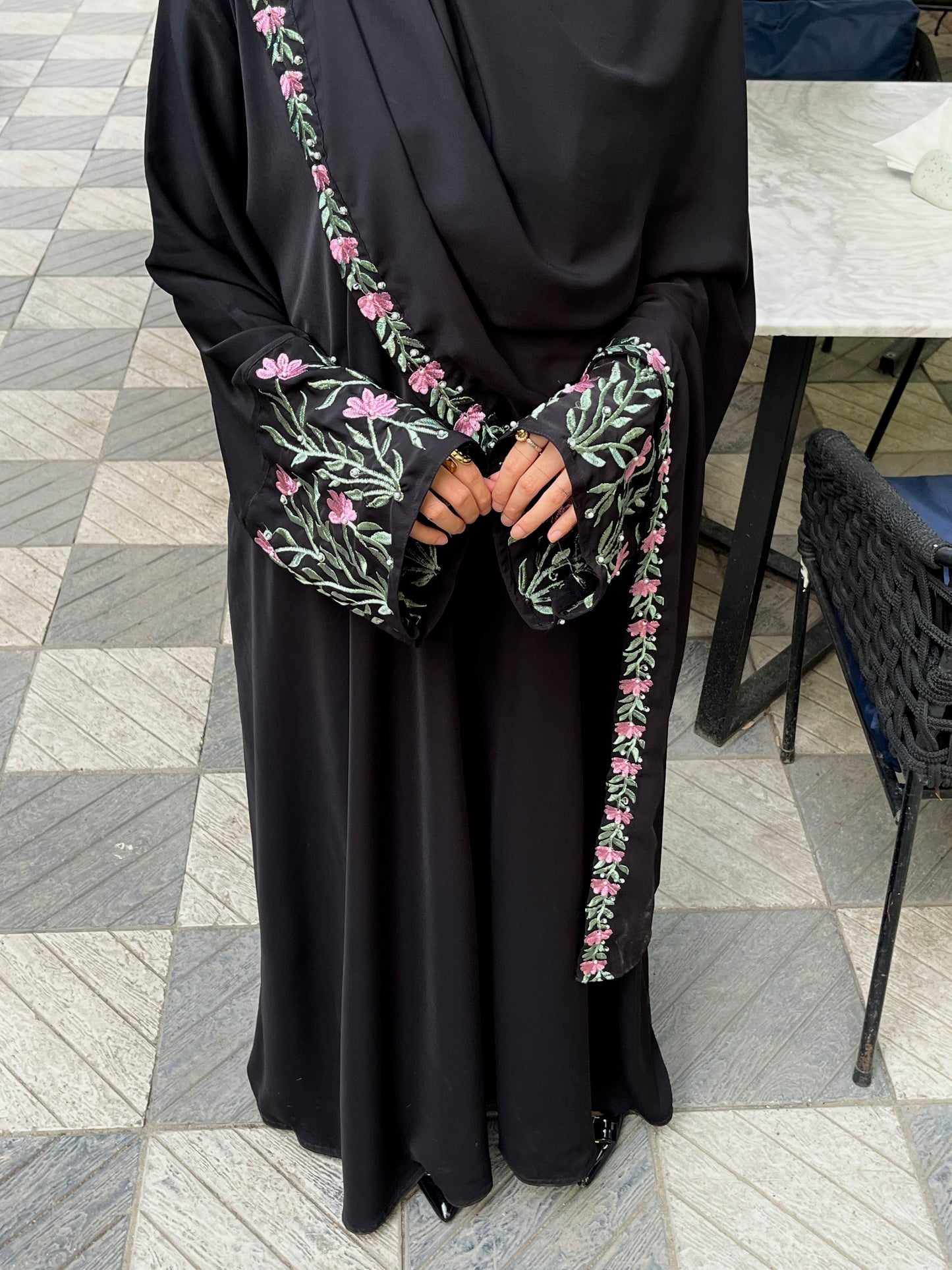 Black Bliss Abaya Set