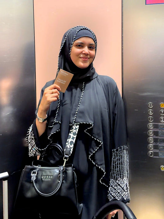 Black - Elara Embellished Abaya