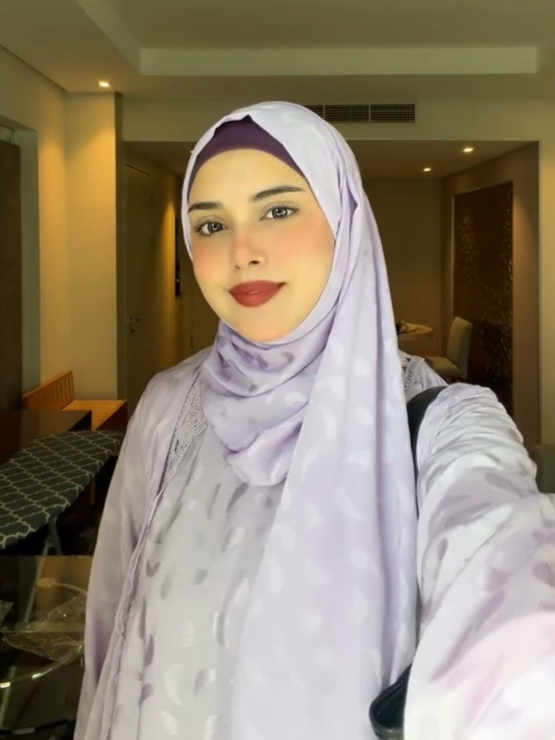 Lilac Haze Abaya Set
