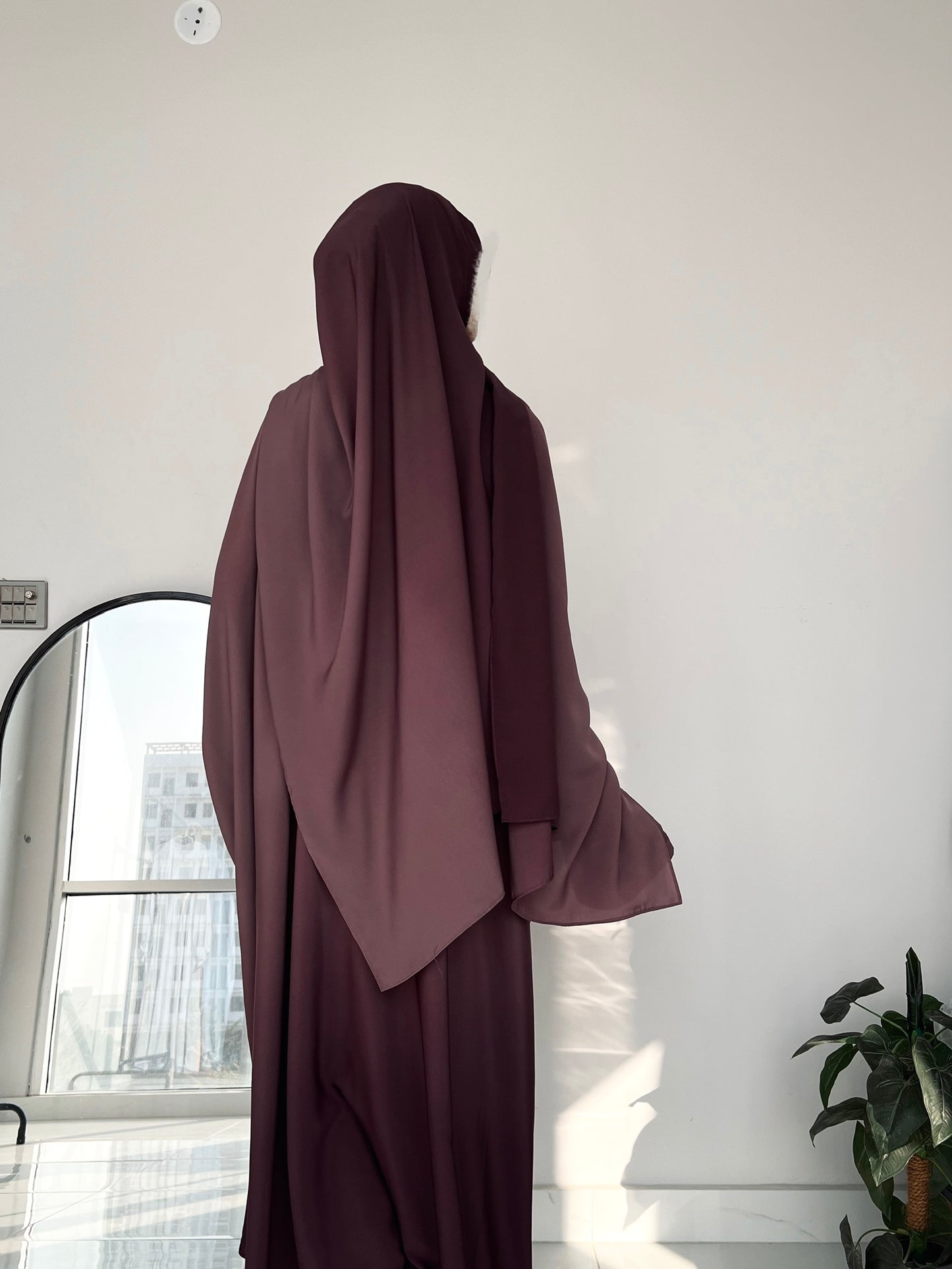 Purple - Ombre Abaya Set