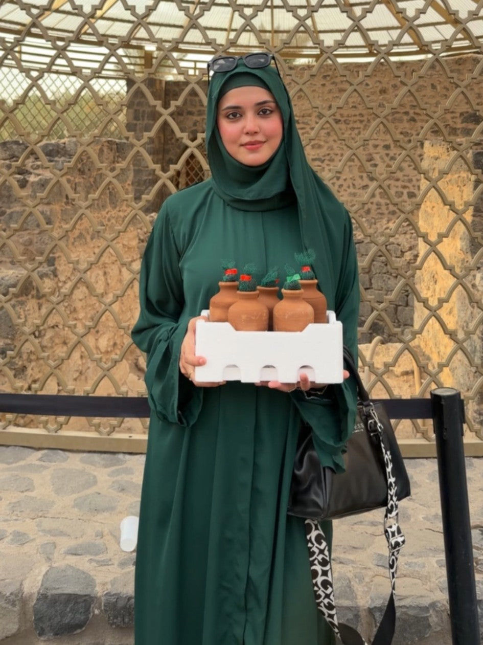 Green - Mist Abaya