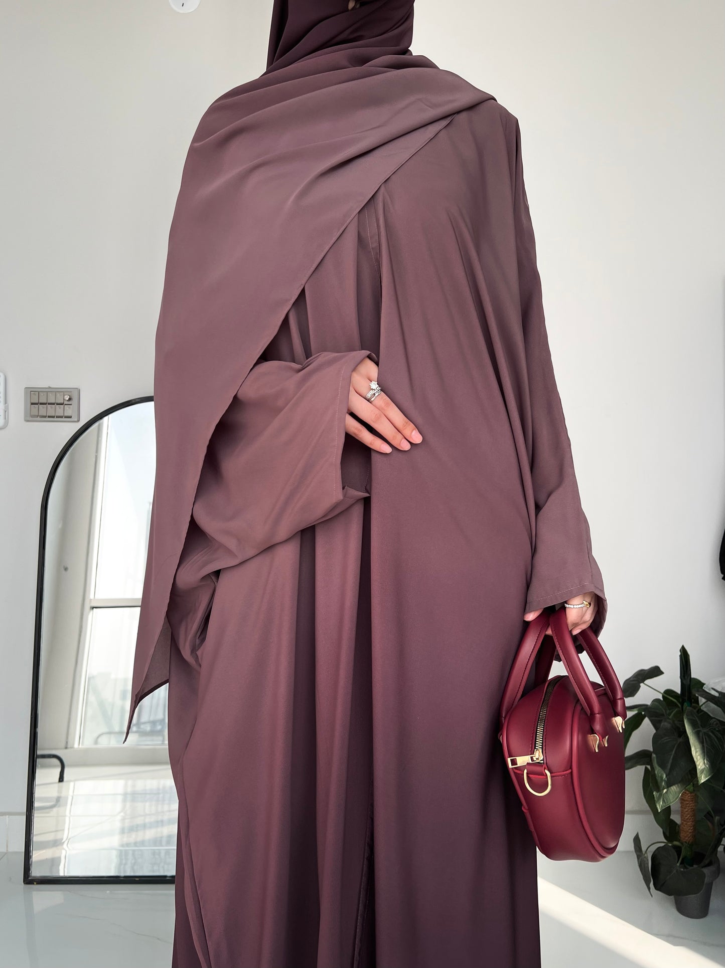 Purple - Ombre Abaya Set