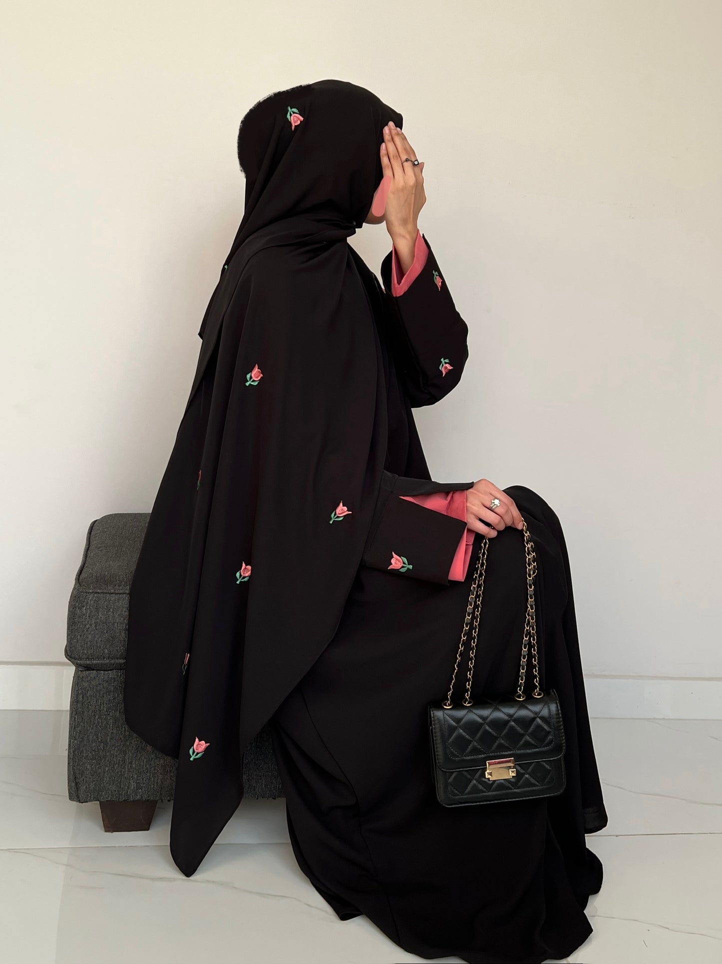 Tulip - Embroidered Abaya